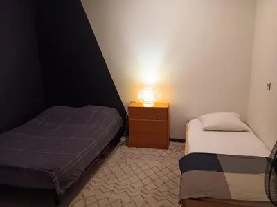 Un ou plusieurs lits dans un hébergement de l'établissement Loft ViaRhôna, Grand loft en Centre-Ville
