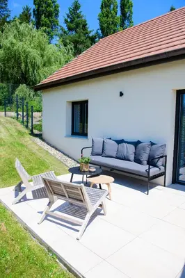 Jardin de l'établissement Le Clos des Ecureuils