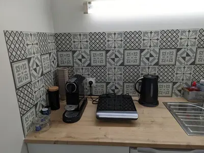 Cuisine ou kitchenette dans l'établissement La Maison de Boyeux