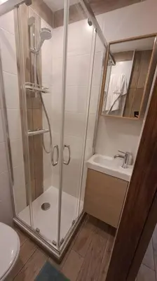 Salle de bains dans l'établissement Petit-cocon proche centre-ville