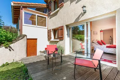 Balcon ou terrasse dans l'établissement A la belle étape