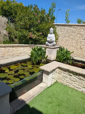 Jardin de l'établissement Chez Nonna