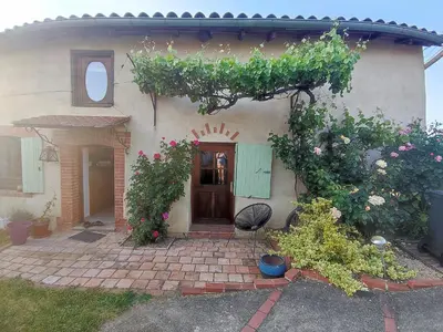 Jardin de l'établissement Maison de campagne vue panoramique
