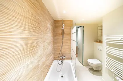 Salle de bains dans l'établissement Le petit chazette -Appartement calme dans les pentes de la croix rousse