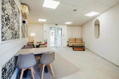 Coin salon dans l'établissement Gabhouse - Lyon Gerland - City Living Stay