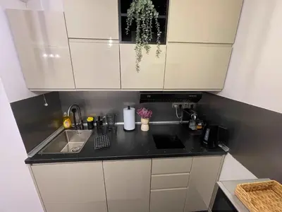 Cuisine ou kitchenette dans l'établissement T1/ terrasse /proche centre Lyon
