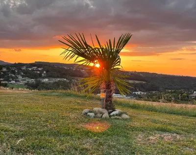 Paysage naturel près de la maison d'hôtes