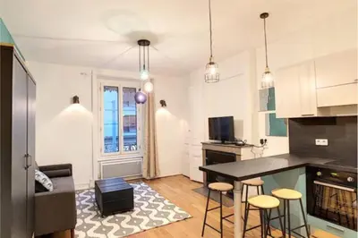 Cuisine ou kitchenette dans l'établissement Le Jean Macé-Charmant 2 pers- universités