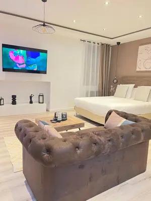 Télévision ou salle de divertissement dans l'établissement Eden Spa ST Etienne