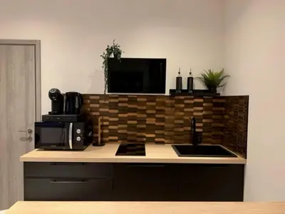 Cuisine ou kitchenette dans l'établissement Eden Spa ST Etienne
