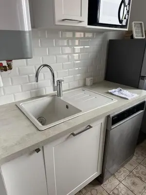 Cuisine ou kitchenette dans l'établissement Le Refuge de la Bascule - Charmant appartement Caluire et cuire