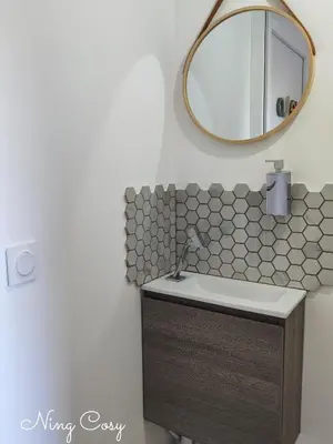 Plan de l'établissement Superbe Cosy Duplex Appartement T3 Charpenne Tête D'or avec parking privé gratuit