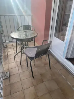 Balcon ou terrasse dans l'établissement Bel appartement Meyzieu centre proche Tramway