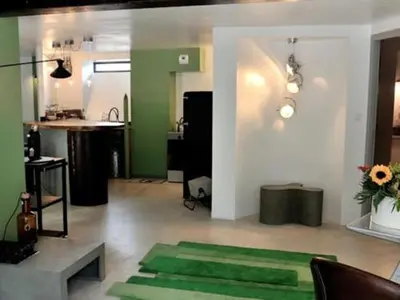 Cuisine ou kitchenette dans l'établissement Lodges Lao