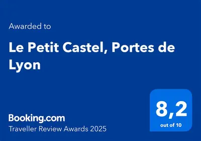 Certificat, récompense, panneau ou autre document affiché dans l'établissement Le Petit Castel, Portes de Lyon