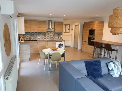 Cuisine ou kitchenette dans l'établissement Appartement Golf Confort 83 m2