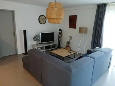 Télévision ou salle de divertissement dans l'établissement Appartement Golf Confort 83 m2