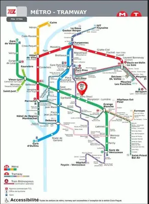 Plan de l'établissement Appartement 2 personnes Lyon Sans Souci