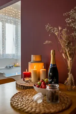 Boissons dans l'établissement Suite Évasion Céleste à Saint-Étienne