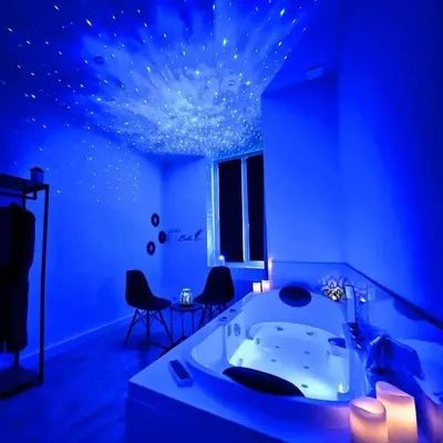 Plan de l'établissement Cinéma & Jacuzzi aux Étoiles - CasaBianca Suite