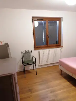 Un ou plusieurs lits dans un hébergement de l'établissement Une halte aux portes de Bourgoin