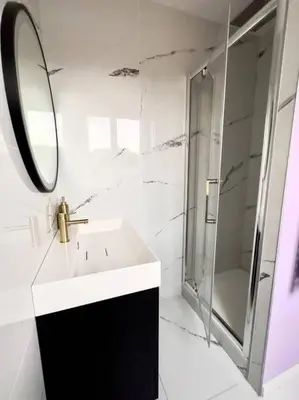 Salle de bains dans l'établissement LE PUNTA CANA