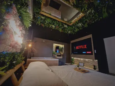Un ou plusieurs lits dans un hébergement de l'établissement L'expérience LOVE ROOM