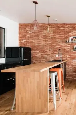 Cuisine ou kitchenette dans l'établissement Cabana & Appartement type Loft - Bellecour