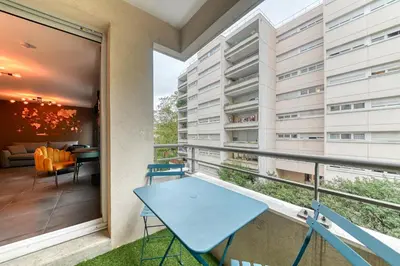 Balcon ou terrasse dans l'établissement GuestReady - Lovely Getaway near Lyon