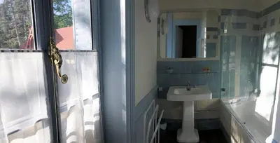 Salle de bains dans l'établissement Hotel-Musée Villa Bagatelle