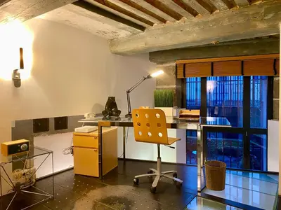 Coin salon dans l'établissement Loft moderne & cosy Terreaux / Croix Rousse - Courts et longs séjours