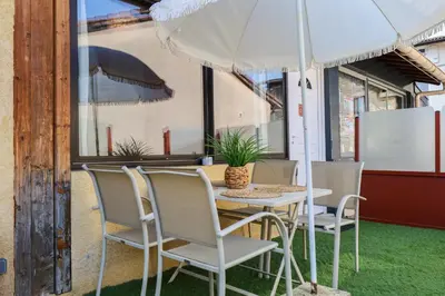 Terrasse ou espace extérieur de l'établissement Appartement le cocon de terre