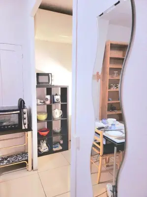Cuisine ou kitchenette dans l'établissement Apartment close to Lyon and Parc de Parilly