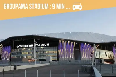 Plan de l'établissement Studio évasion campagnarde avec jardin et parking, proche de Eurexpo et GroupamaStadium