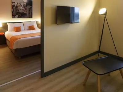Un ou plusieurs lits dans un hébergement de l'établissement ibis Styles Lyon Centre Confluence