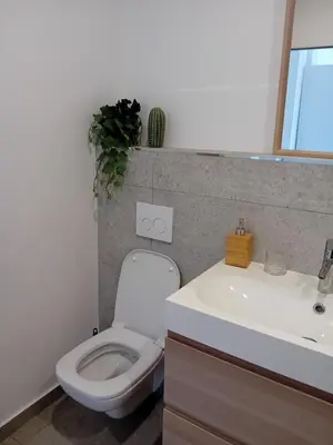 Salle de bains dans l'établissement Escale 1 - Part Dieu