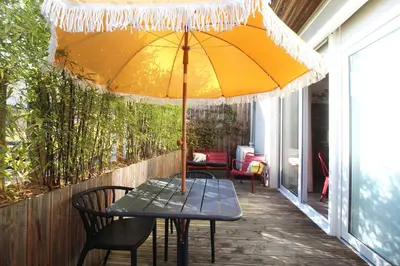 Terrasse ou espace extérieur de l'établissement Maison SYRAH