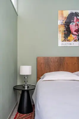 Un ou plusieurs lits dans un hébergement de l'établissement T2 Cocooning au coeur de Vienne