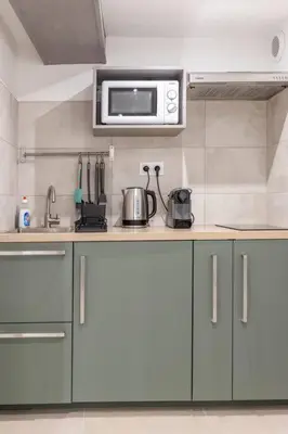 Cuisine ou kitchenette dans l'établissement studio Vieux Lyon