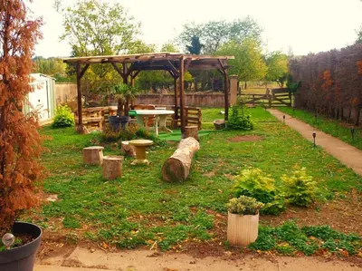 Jardin de l'établissement Studio Indépendant en Rez de jardin sans vis-à-vis