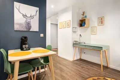 Plan de l'établissement Studio cosy avec parking