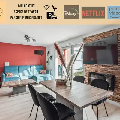 Comfort and tranquility near Lyon and Groupama Stadium
