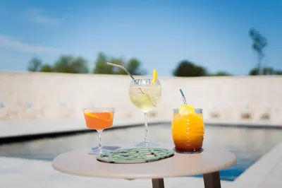 Boissons dans l'établissement Bô Hôtels Ambronay