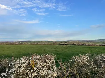 Paysage naturel près de la maison de vacances