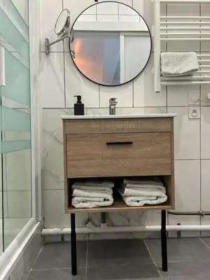 Salle de bains dans l'établissement Studio villeurbanne