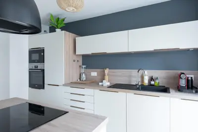 Cuisine ou kitchenette dans l'établissement Le cinquième ciel - 75m2 avec garage privé