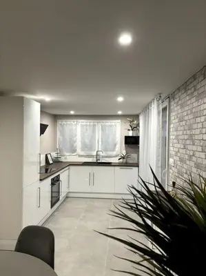 Cuisine ou kitchenette dans l'établissement Appartement cosy 90m²/ 6 personnes