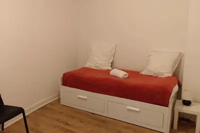 Un ou plusieurs lits dans un hébergement de l'établissement Le Pélican Villardois - 2 chambres - centre
