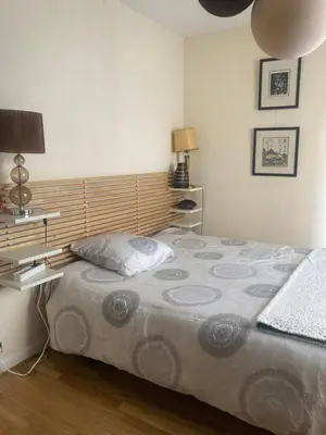 Un ou plusieurs lits dans un hébergement de l'établissement Maison des roses