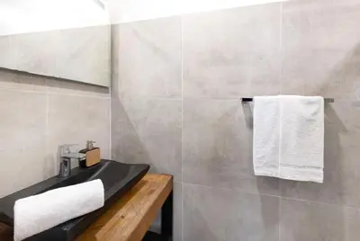 Salle de bains dans l'établissement Chaleureux Studio 2 pers